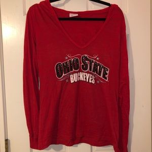 Ohio State Light Long Sleeve With Hoodie